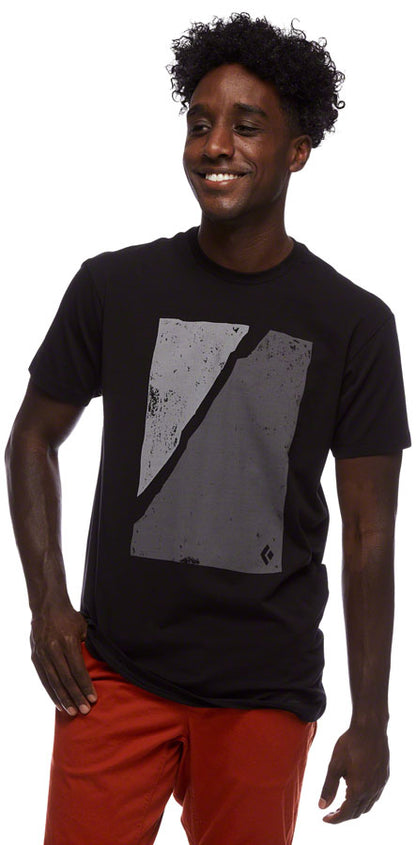 Black Diamond Block Print Mountain Tee