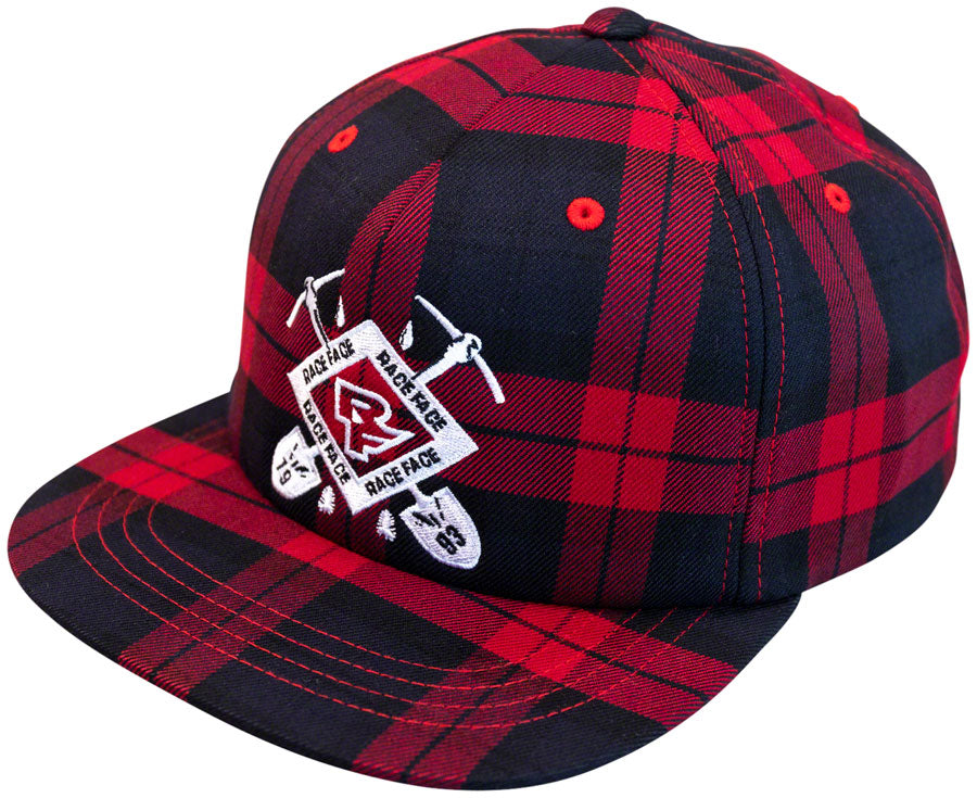 RaceFace Crest Plaid Snapback Hat