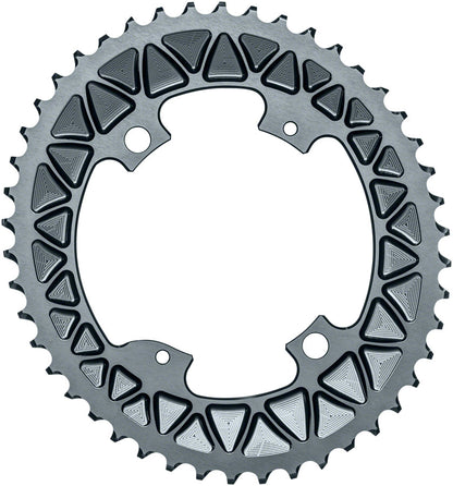 absoluteBLACK Premium Sub-Compact Oval 110 BCD 4-Bolt Road Chainring