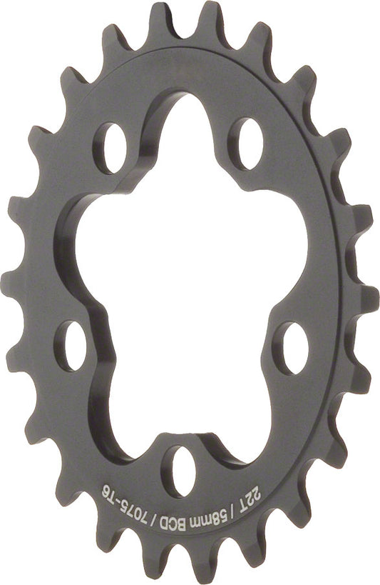 Dimension 22Tx58mm Inner Chainring Blk