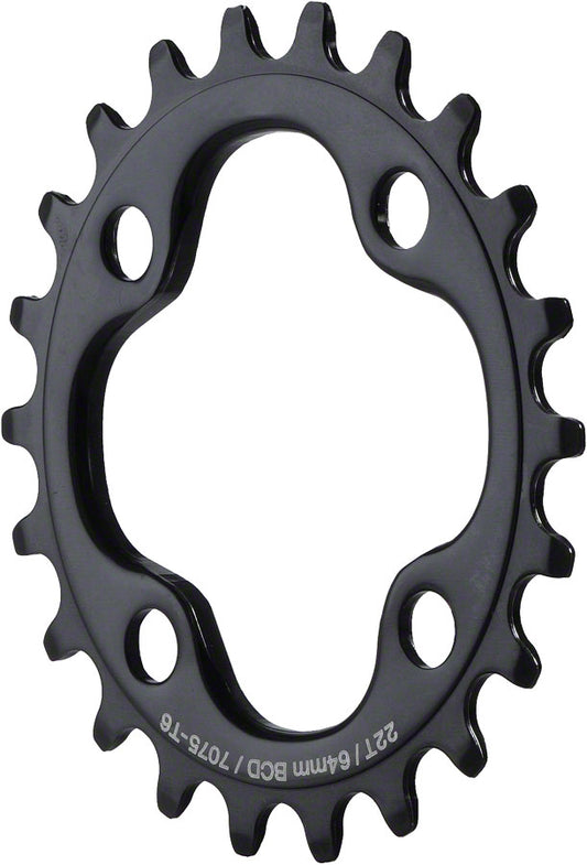 Dimension 24t x 64mm Inner Chainring Black