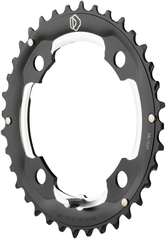 Dimension 36t x 104mm Middle Chainring Silver