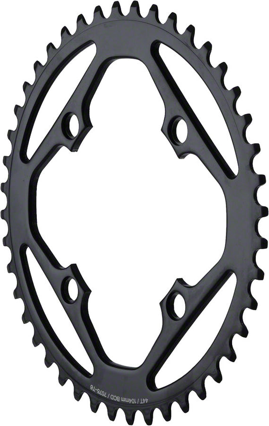 Dimension 42T X Outer Chainring Black - Black