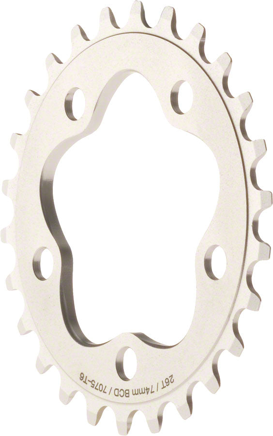 Dimension 26t x 74mm Inner Chainring Silver