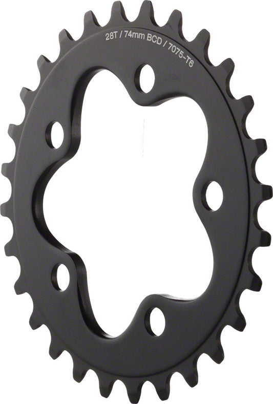 Dimension 28T X Inner Chainring Black - Black