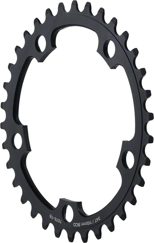 DIMENSION 34T X 110MM CHAINRING BLACK