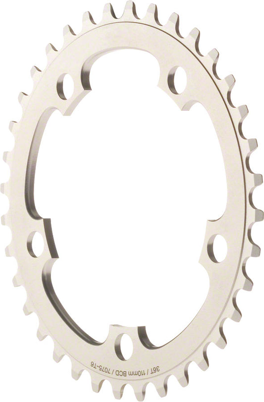 DIMENSION 36T X 110MM CHAINRING SILVER