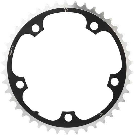 Dimension 42T X Inner Chainring Silver - Silver