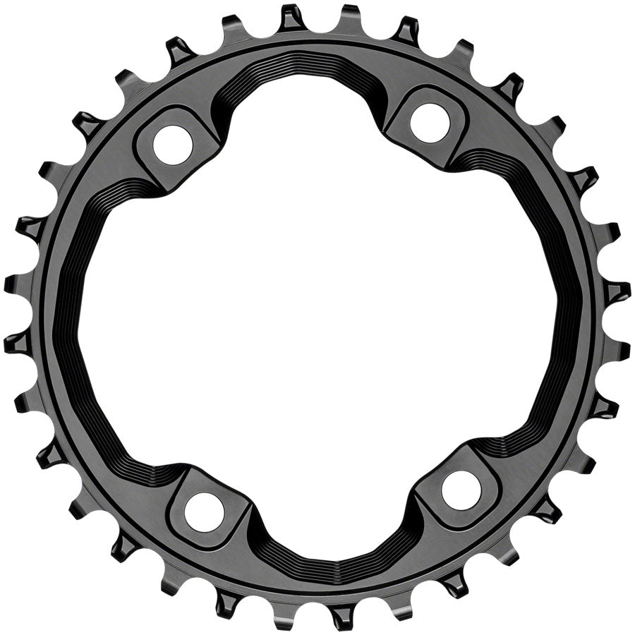 absoluteBLACK Round 96 BCD Asymmetric Chainring for Shimano XT M8000/SLX M7000