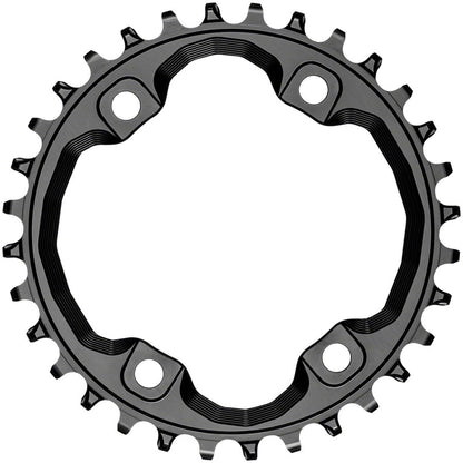 absoluteBLACK Round 96 BCD Asymmetric Chainring for Shimano XT M8000/SLX M7000