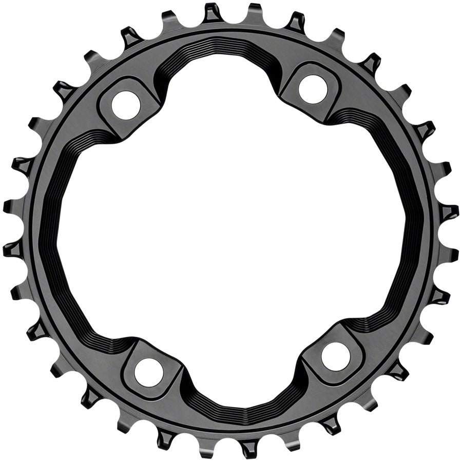 absoluteBLACK Round 96 BCD Asymmetric Chainring for Shimano XT M8000/SLX M7000