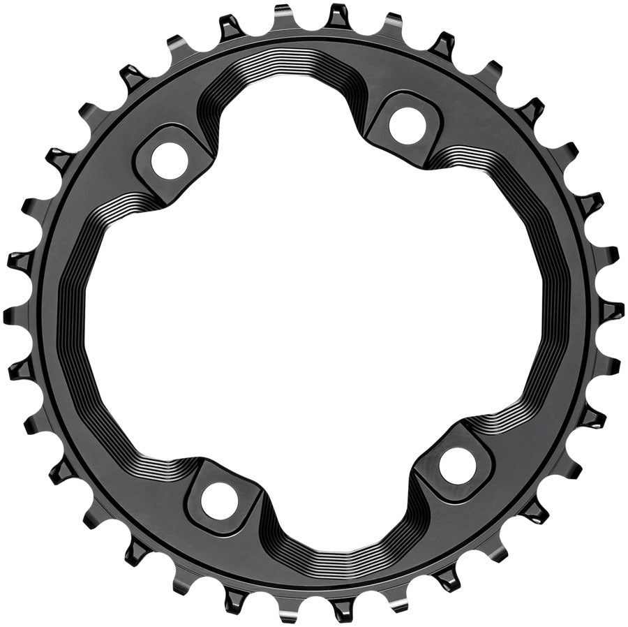 absoluteBLACK Round 96 BCD Asymmetric Chainring for Shimano XT M8000/SLX M7000