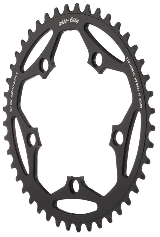 Dimension 44t x 110mm Outer Chainring Black