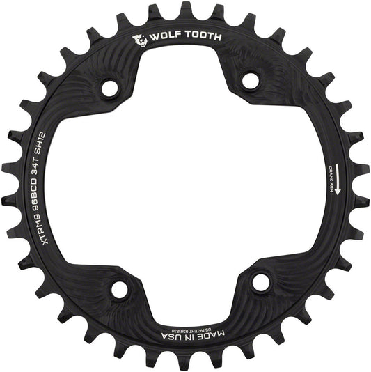 Wolf Tooth Shimano Xtr M9000 96 Bcd Asymmetrical Hyperglide Chainrings