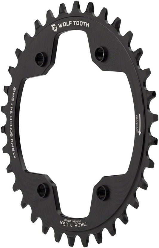 Wolf Tooth Shimano Xtr M9000 96 Bcd Asymmetrical Hyperglide Chainrings