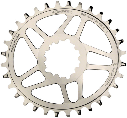 Wolf Tooth Elliptical 3-Bolt Direct Mount Chainring for Hyperglide+ Chain