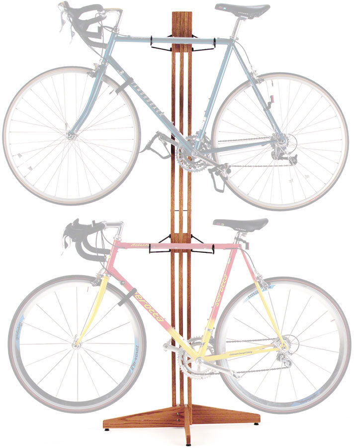 Gear Up Freestanding Oak Bike Storage