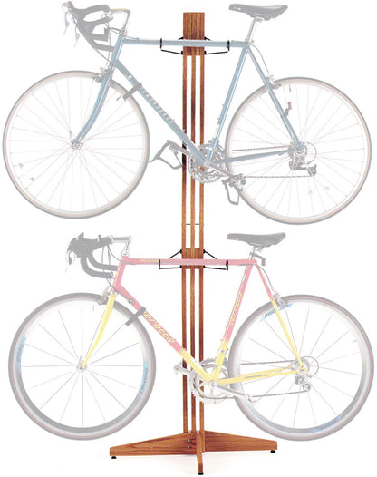 Gear Up Freestanding Oak Bike Storage