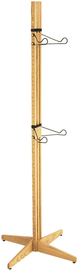 Gear Up Freestanding Oak Bike Storage