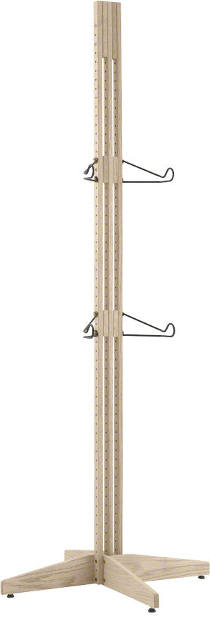 Gear Up Freestanding Oak Bike Storage