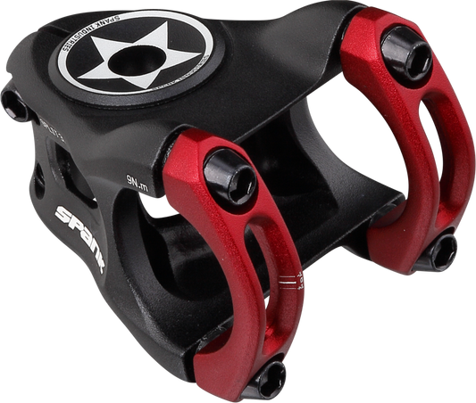 Spank Split Stem Red 38mm