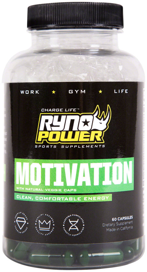 RYNO POWER MOTIVATION SUPPLEMENT - 30 SERVINGS 60 CAPSULES