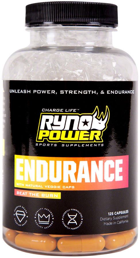 RYNO POWER ENDURANCE SUPPLEMENT - 25 SERVINGS 125 CAPSULES