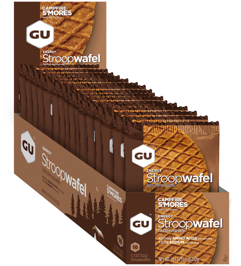 GU Energy Stroopwafel - Campfire S'Mores Box of 16