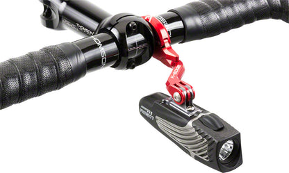 K-EDGE Go Big Pro Universal Action Camera&Light On-Center Handlebar Mount 31.8mm Blk