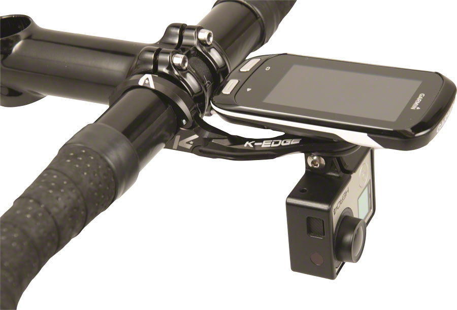 K-EDGE PRO GARMIN XL COMBO HANDLEBAR MOUNT: 35MM BLACK