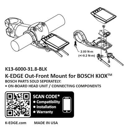 K-Edge Bosch Kiox Computer Mount
