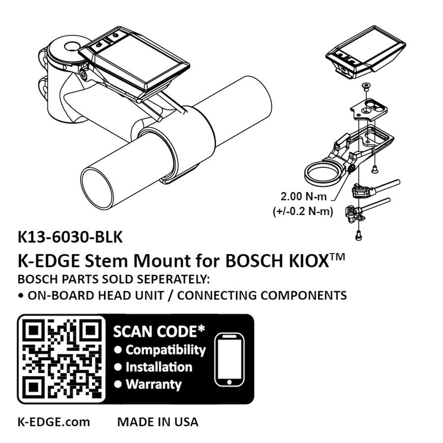 K-Edge Bosch Kiox Computer Mount
