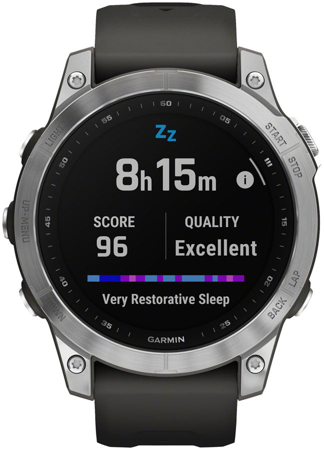 Garmin fenix 7 Standard Ed Silver || Graphite Band 47mm
