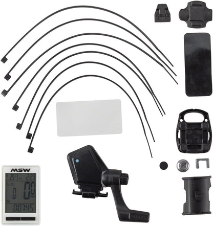 MSW Miniac Double Wireless Bike Computer (CC-317)