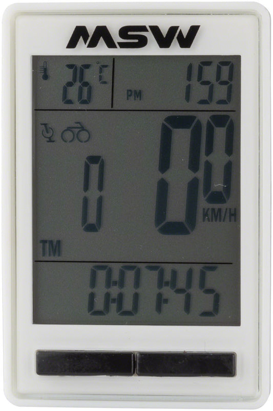 MSW Miniac Double Wireless Bike Computer (CC-317)