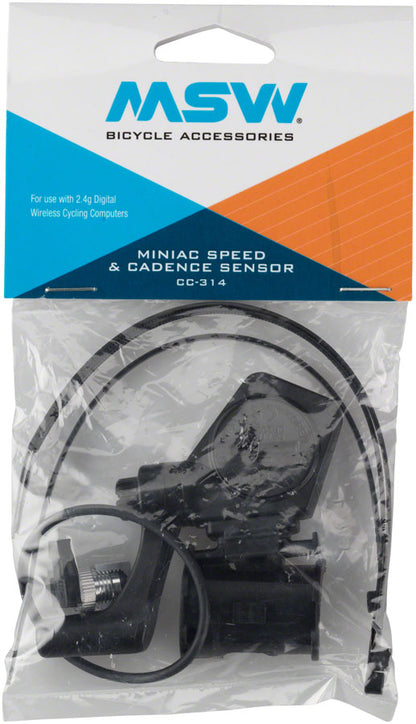 MSW Miniac Double Wireless Speed/Cadence Sensor (CC-314)