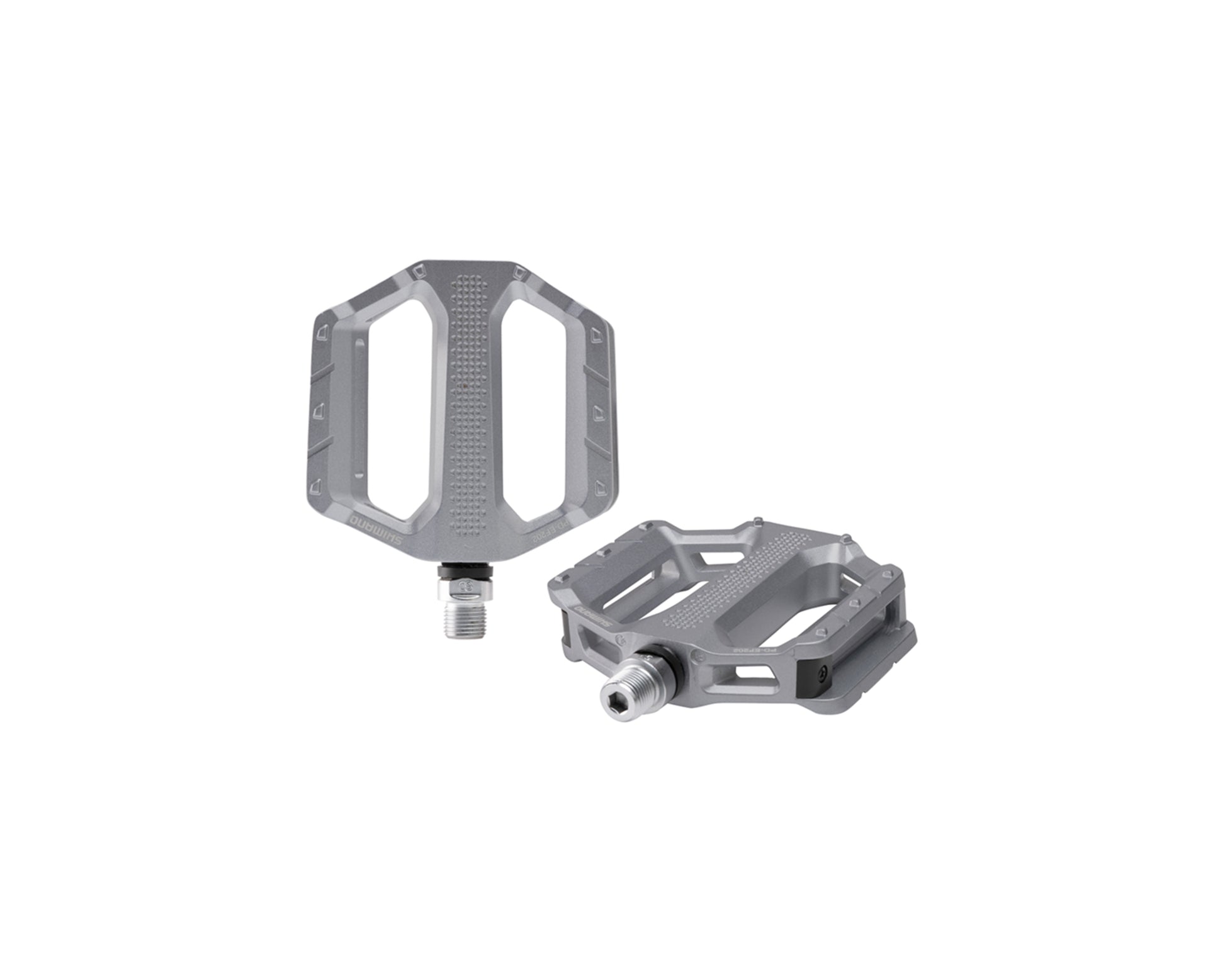 shimano pedale pd Shimano PD-EF202 Pedal Flat w/o Reflector Sil – Incycle Bicycles
