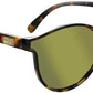 ONE Proviso Polarized Sunglasses: Shiny Fire Demi with Polarized Smoke Gold Mirror Lens