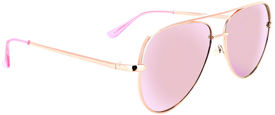 ONE by Optic Nerve Retroport Sunglasses - Rose Gold, Polarized Smoke Lens with Rose Gold Mirror