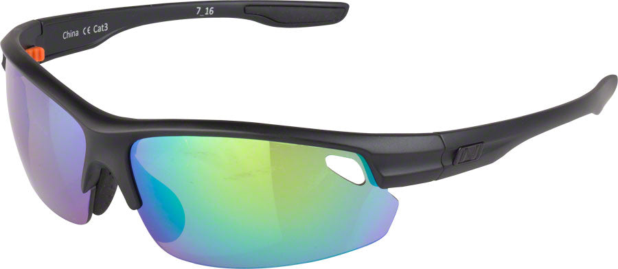 Optic Nerve Desoto Flip Off Sunglasses: Matte Black