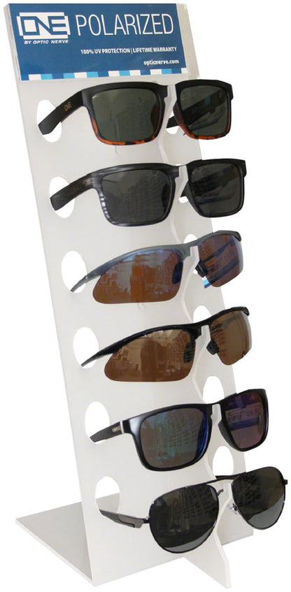 ONE 6-Piece sunglass Prepack with POP display. Includes 6 of the best selling models