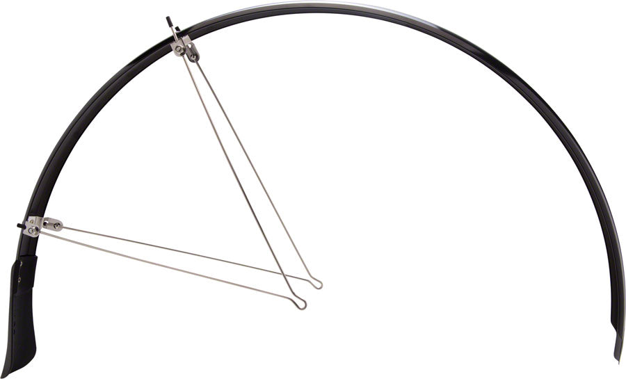 Planet Bike Cascadia ALX 26" x 1.0-1.5" Rear Recumbent Fender: Each, Black