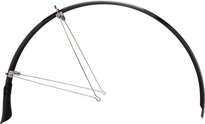 Planet Bike Cascadia ALX 26" x 1.0-1.5" Rear Recumbent Fender: Each, Black