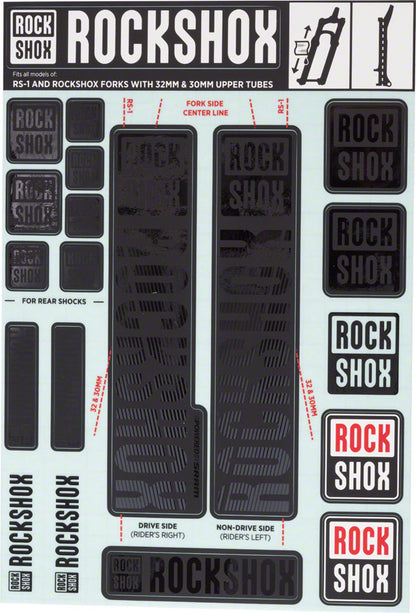 RockShox Decal Kit