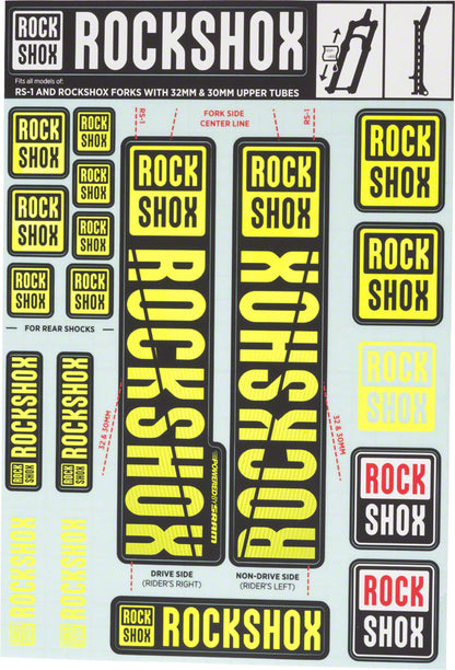 RockShox Decal Kit
