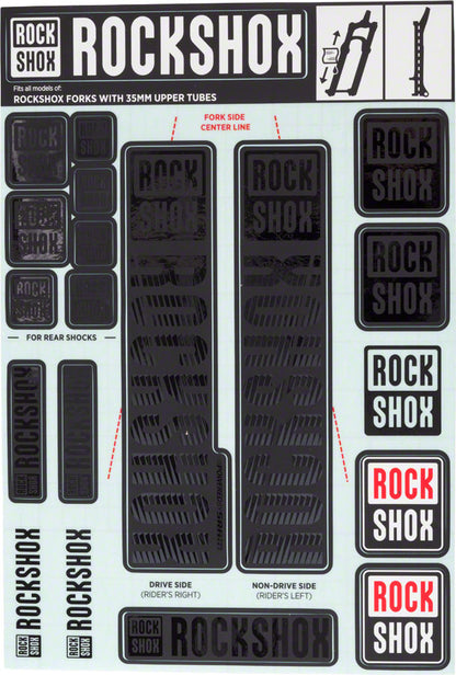 RockShox Decal Kit