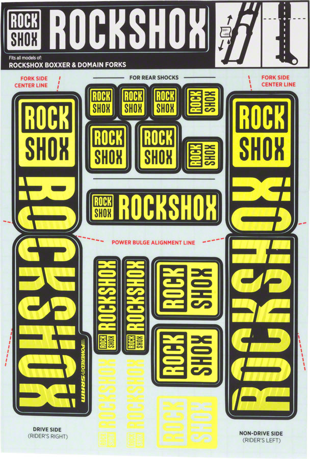 RockShox Decal Kit