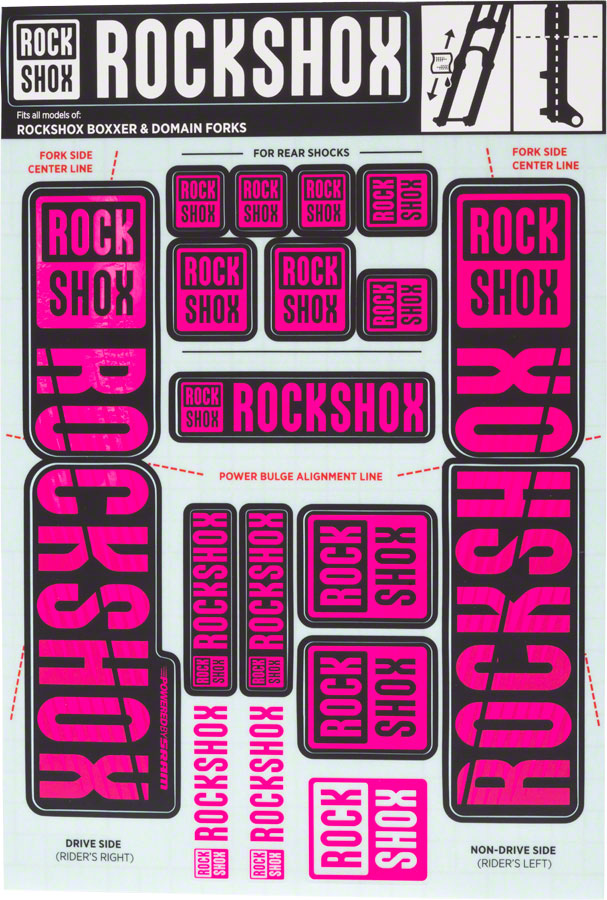 RockShox Decal Kit