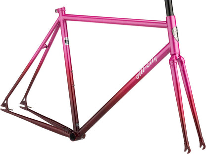 All-City Big Block Frameset - Pink Fade