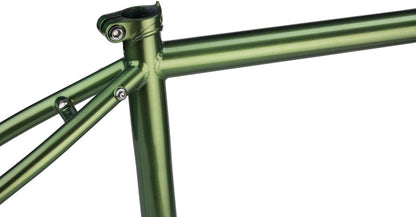 All-City Macho Man Disc Frameset - Olive Fab